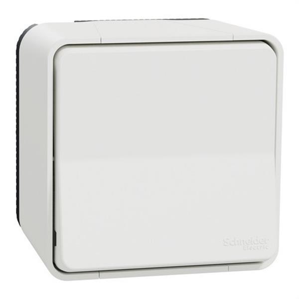 SCHNEIDER - CONMUTADOR SUPERFICIE IP55 BLANCO