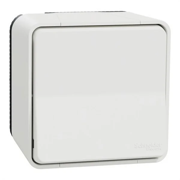 SCHNEIDER - CONMUTADOR SUPERFICIE IP55 BLANCO