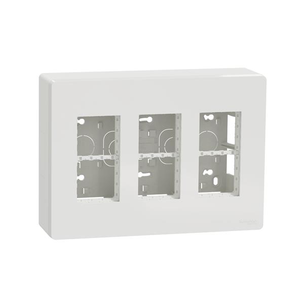 SCHNEIDER - NEW UNICA LLOC DE TREBALL 3 COLUMNES SUPERFICIE POLAR