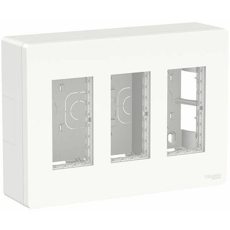 SCHNEIDER - NEW UNICA PUESTO DE TRABAJO 3 COLUMNAS SUPERFICIE POLAR view 2