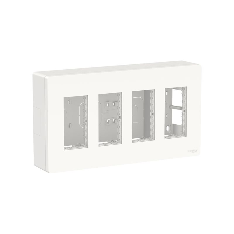 SCHNEIDER - NEW UNICA PUESTO DE TRABAJO 4 COLUMNAS SUPERFICIE POLAR view 2