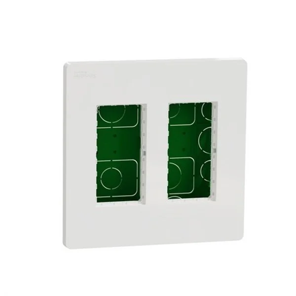 SCHNEIDER - NEW UNICA LLOC DE TREBALL 2 COLUMNES ENCASTABLE POLAR