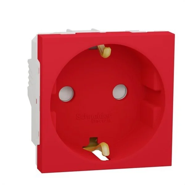 SCHNEIDER - NEW UNICA ENDOLL SCHUKO VERMELL