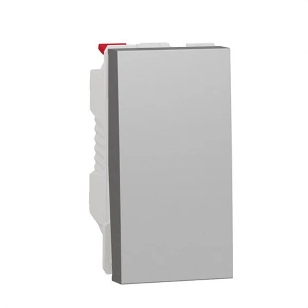 SCHNEIDER - NEW UNICA INTERRUPTOR 1 MODUL ALUMINI