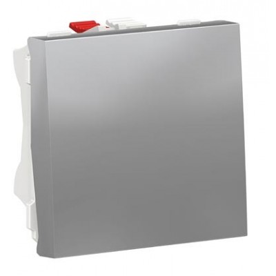 SCHNEIDER - NEW UNICA INTERRUPTOR 2 MÓDULOS ALUMINIO
