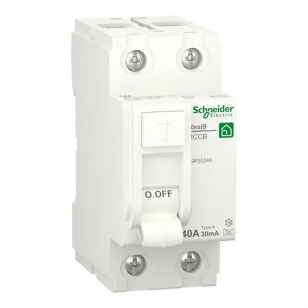 SCHNEIDER - INTERRUPTOR DIFERENCIAL RESI9 RCCB 2P 40A 30MA A