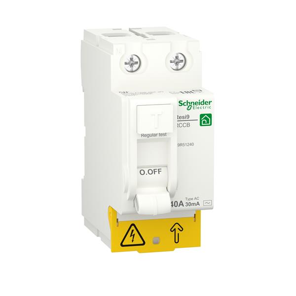 SCHNEIDER - RESI9 INTERRUPTOR DIFERENCIAL 2P 40A 30MA AC