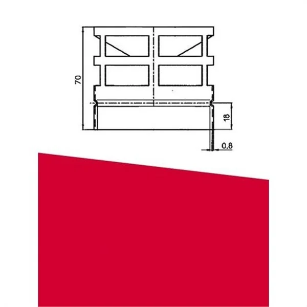 SAUNIER DUVAL - TERMINAL ANTI-VIENTO D-80 OPALIA Y OPALIATHERM