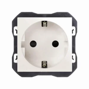 SIMON - SERIE 270  BASE D'ENDOLL SCHUKO EMBORN. TORNILLO BLANC