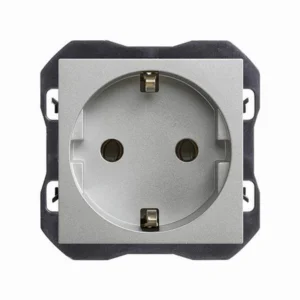 SIMON - SERIE 270  BASE D'ENDOLL SCHUKO EMBORN. TORNILLO ALUMINI