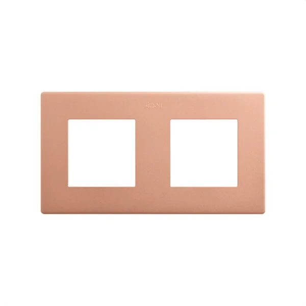 SIMON - SERIE 270 MARCO 2 ELEMENTOS ICON COBRE