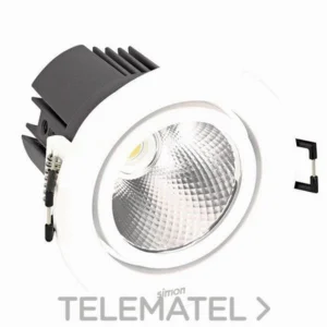 SIMON - GAMA ESSENTIALS DOWNLIGHT 703.23 ORIENTABLE RODO 2700K WIDE FLOOD BLANC