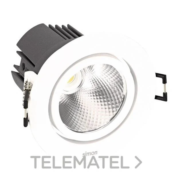 SIMON - GAMA ESSENTIALS DOWNLIGHT 703.23 ORIENTABLE RODO 3000K WIDE FLOOD BLANC