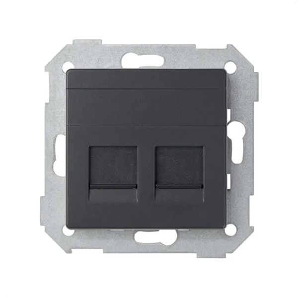 SIMON  - ADAPTADOR 2 CONEC. RJ-AMP SIMON 82 GRAFIT 82006-38