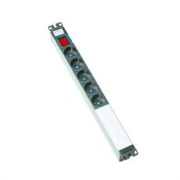 SIMON - CABLEADO ESTRUCTURADO ELECTROBLOCK 19 DE 6 BASES FRANCESAS CON INTERRUPTOR