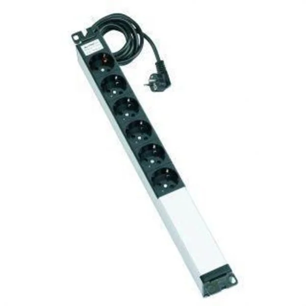 SIMON - CABLEADO ESTRUCTURADO ELECTROBLOCK 19 DE 5 BASES FRANCESAS CON CABLE ROJO