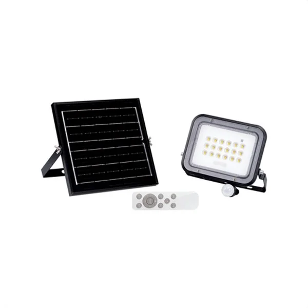 SIMON - ILUMINACION INTERIOR PROYECTOR LED SOLAR PIR 50W 800LM 4000K IP65