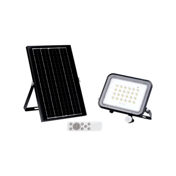 SIMON - ILUMINACION INTERIOR PROYECTOR LED SOLAR PIR 150W 1400LM 4000K IP65