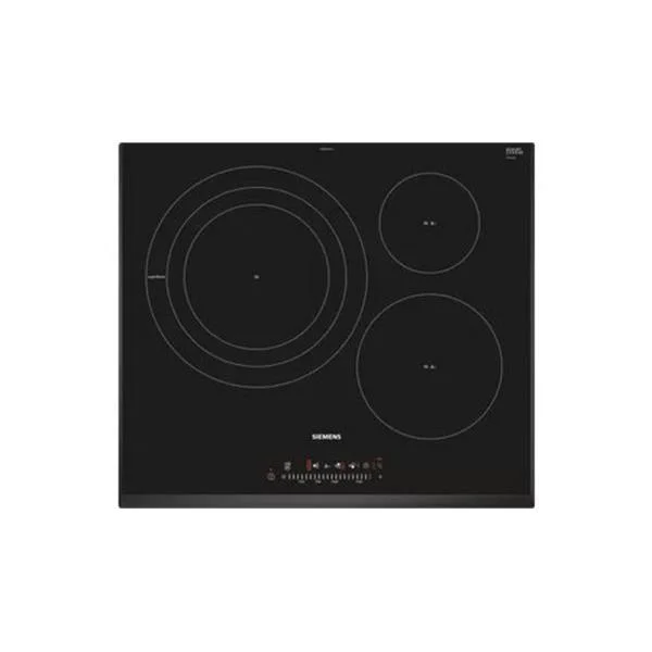 SIEMENS - ENCIMERA DE INDUCCIÓN EH-651FDC1E 3 ZONAS-32CM BISELADA