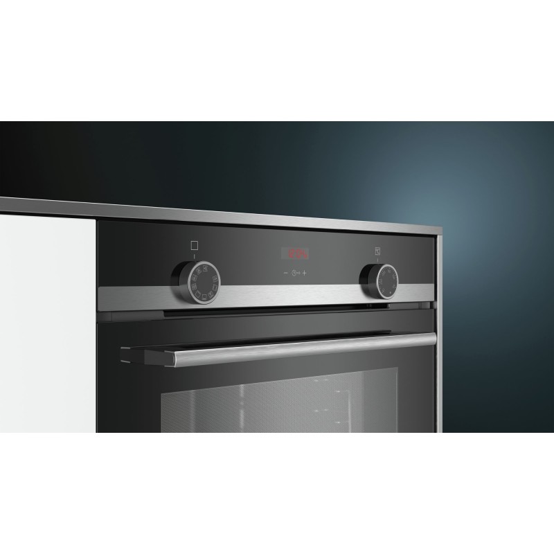SIEMENS - FORN MULTIFUNCIÓ (7) 60CM VIDRE NEGRE/INOX A AP DISPLAY LED RELLOTGE ELECTRÒNIC view 2