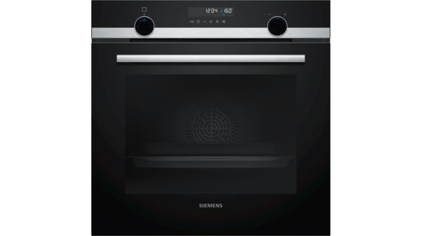 SIEMENS - FORN MULTIFUNCIÓ (9) ENCASTRABLE 60CM VIDRE NEGRE/INOX A AP PIRÓLISIS DISPLAY LCD