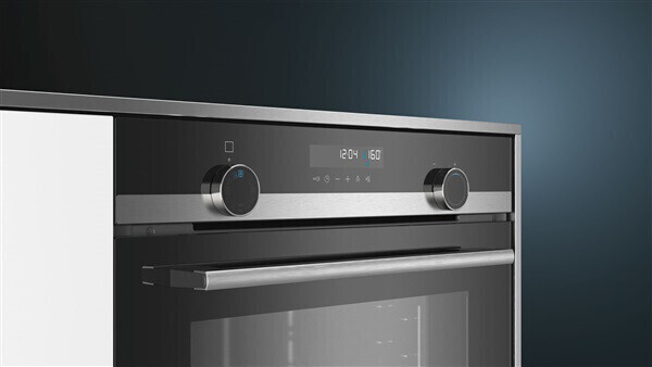SIEMENS - FORN MULTIFUNCIÓ (9) ENCASTRABLE 60CM VIDRE NEGRE/INOX A AP PIRÓLISIS DISPLAY LCD view 3