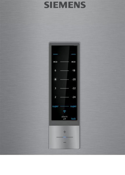 SIEMENS - FRIGORÍFICO IQ300 COMBI NO FROST 203x60x66cm PUERTA INOX ANTIHUELLAS A++ view 3