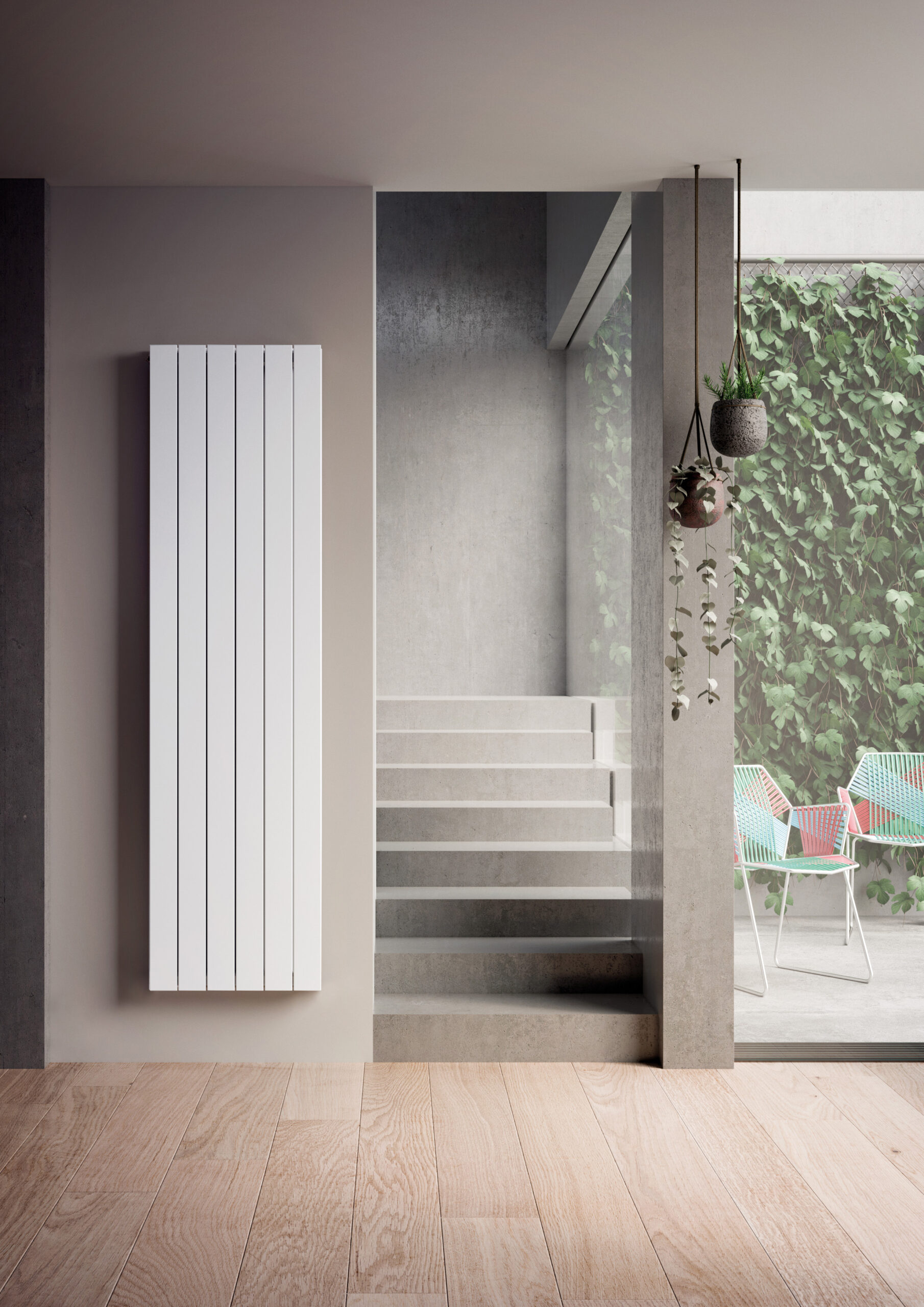 TECNA - RADIADOR DECOTHERM TVN90 1200X957X61 CONEXIÓN BITUBO 34 COLOR BLANCO