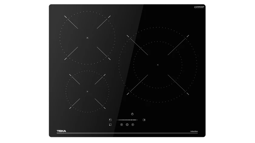 TEKA - PLACA INDUCCIO INDEPENDENT 3 FOCS 60 CM CRISTALL NEGRE SENSE MARC