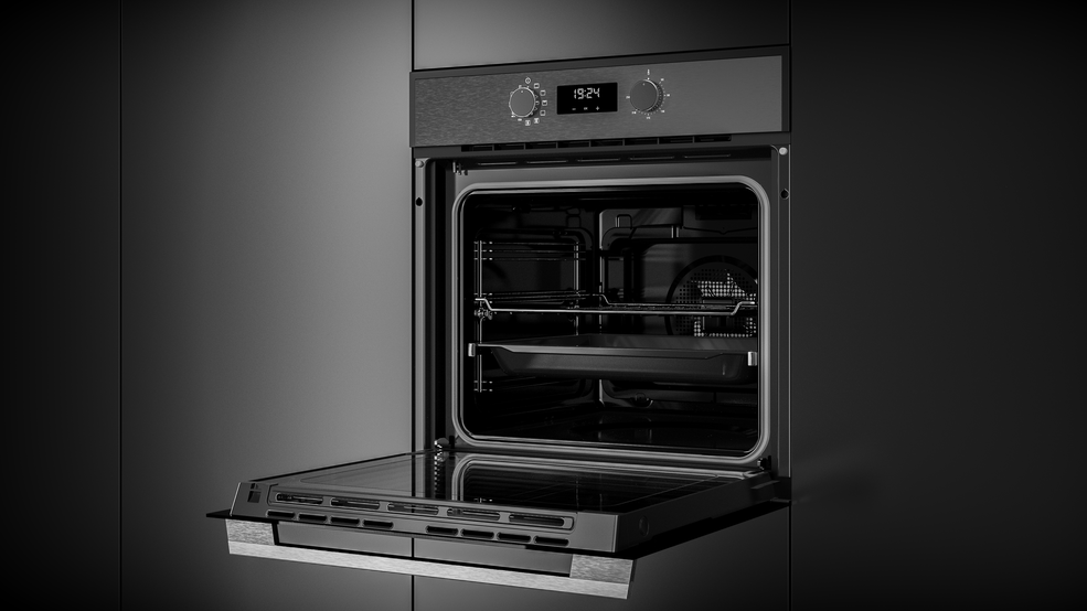 TEKA - FORN HSB 630 BK NEGRE MULTIFUNCIO 60CM view 2