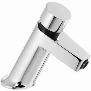 TRES GRIFO LAVABO TEMPORIZADO 1 AGUA CIERRE AUTOMÁTICO 124MM CROMO