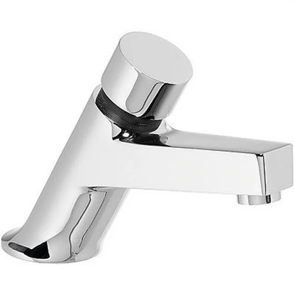 TRES - GRIFO LAVABO TEMPORIZADO 1 AGUA CIERRE AUTOMATICO 114MM CROMO