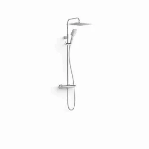 TRES - CONJUNT GRIFO TERMOSTATICA MURAL OVER-WALL 2 VIES 300X300