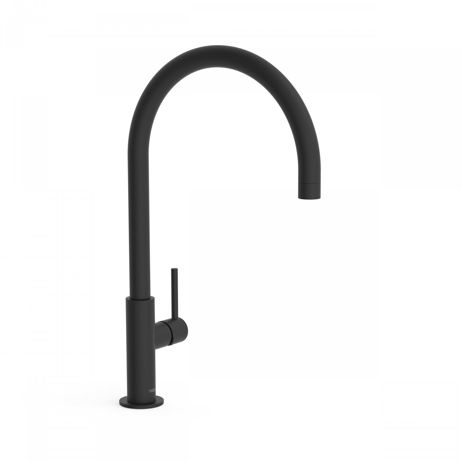 TRES - MONOMANDO LAVABO NEGRE MATE MANETA 260MM STUDY-EXCLUSIVE