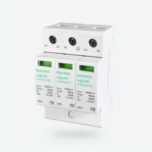TOSCANO - PROTECTOR SOBRETENSION TRANSITORIA 1000VDC CLASE II FV-1000/3