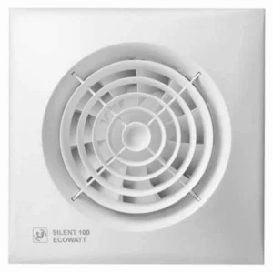 S&P - EXTRACTOR BAÑO SILENT-100-CHZ SILVER 230V 50