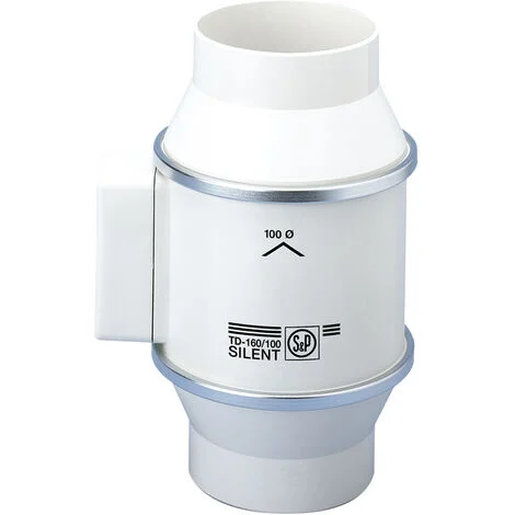 EXTRACTOR HELICOIDAL CONDUCTO TD-160/100NT 35 W 2500RPM TEMPORIZADO