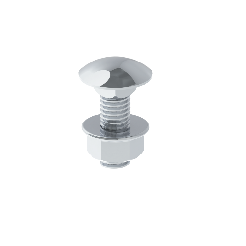 UNEX - UNEX66 CARACOL DIN603 INOX AISI304 M8X25 (1BOSSA=20U)