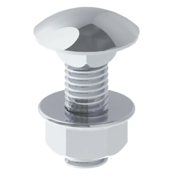 UNEX - UNEX66 CARGOL DIN603 INOX AISI304 M8X25 (1BOSSA=20U)