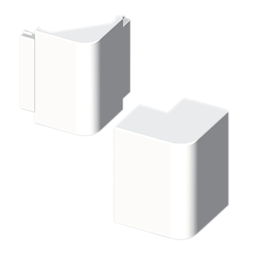 UNEX - UNEX73 ÁNGULO EXTERIOR 40X40 U24X BLANCO NIEVE