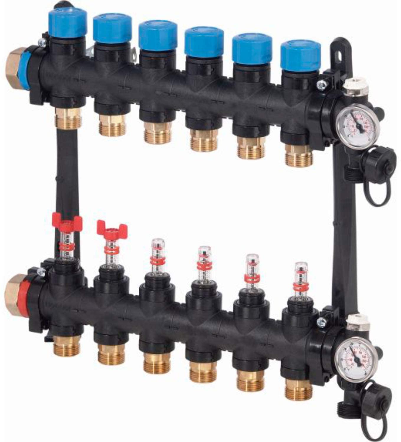 UPONOR - COL.LECTOR MASCLE AMB CABALIMETRE FM 6XG3/4" VARIO M