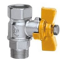 CALEFFI - VALVULA DE TAJO 3/8" X 3/8" PARA PURGADOR