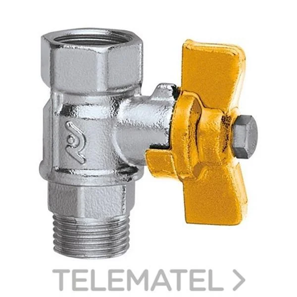 CALEFFI - VALVULA DE TALL 3/8" X 3/8" PER PURGADOR