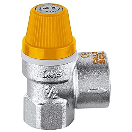 CALEFFI - VALVULA SEGURIDAD 1/2" X 3/4" 6BAR SOLAR