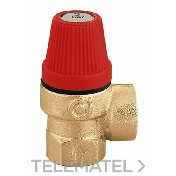 CALEFFI - VÁLVULA SEGURIDAD 311 F-F 1/2 7 BAR