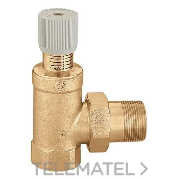 CALEFFI - VALVULA BY-PASS 1-6 MH2O 1 1/4