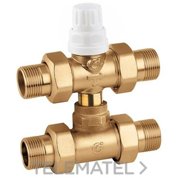 CALEFFI - VALVULA DE ZONA 1" 3 VIAS CON BY-PASS