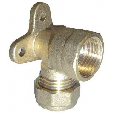 GUT - FITTING LATON PE CURVA PLACA D-20X1/2"