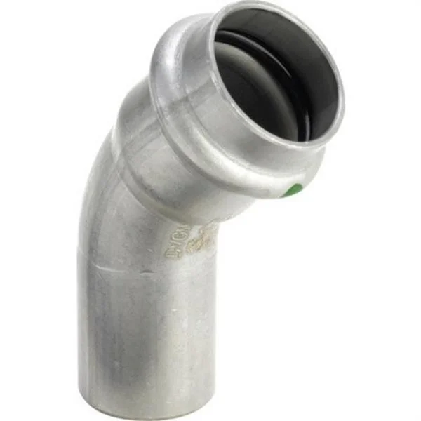 VIEGA - CURVA 45º M-F AMB SC Ø35MM INOX SANPRESS