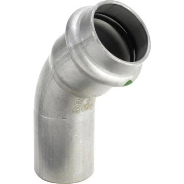 VIEGA - CURVA 45º M-F AMB SC Ø42MM INOX SANPRESS